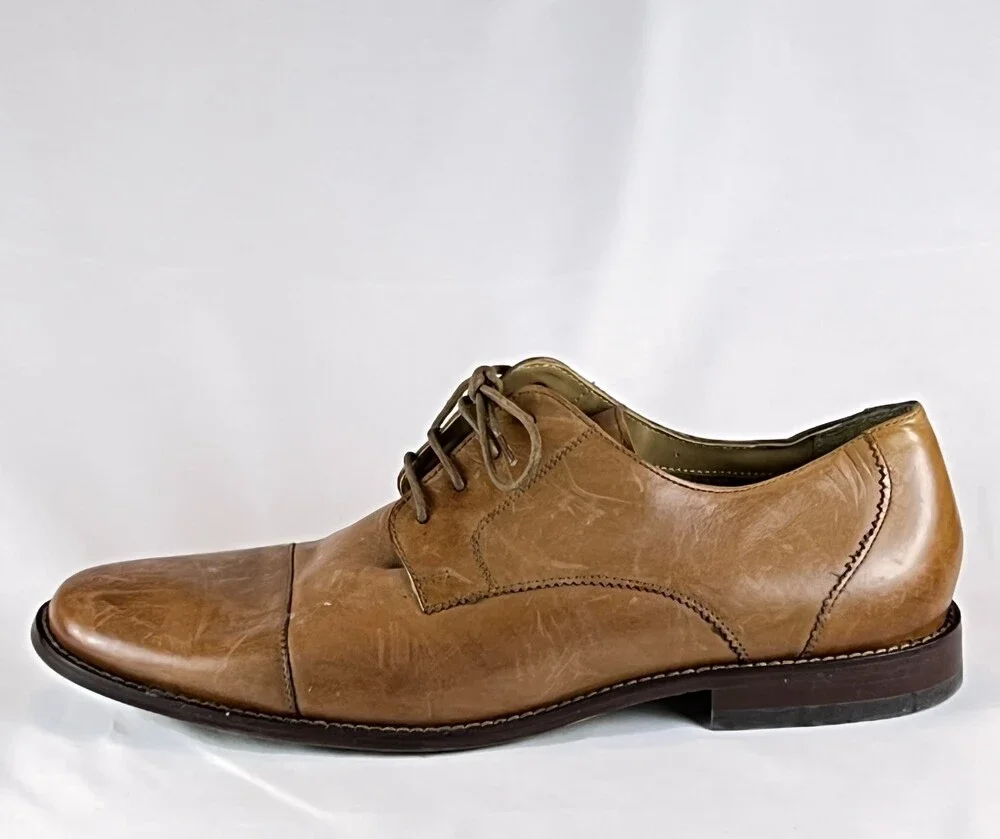 Florsheim Montinaro Oxford Dress Shoes Men's Size 12D Brown Leather 11738-257